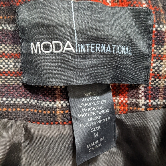 Wool Blend Pea Coat - Picture 8 of 8